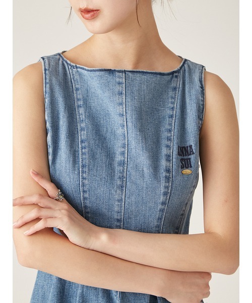 LILY BROWN（リリーブラウン） ノースリーブワンピース 1 ライトブルー