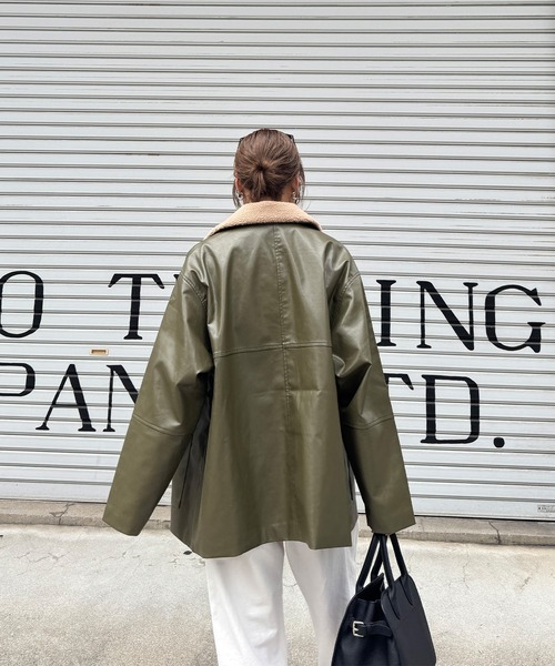 Y's マットドライ タイプライター アシンメトリージャケット カーキ1 吸水速乾・洗える】シアーメッシュ ジャケット / ANY SIS