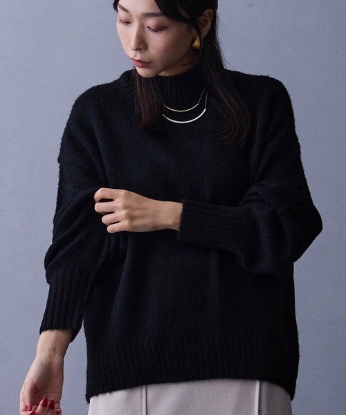 NICOLE white（ニコルホワイト） ニット セーター ハイネックニット