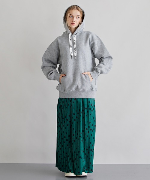 「NOISE MAKER」 プリーツスカート 36 グリーン レディース_画像5