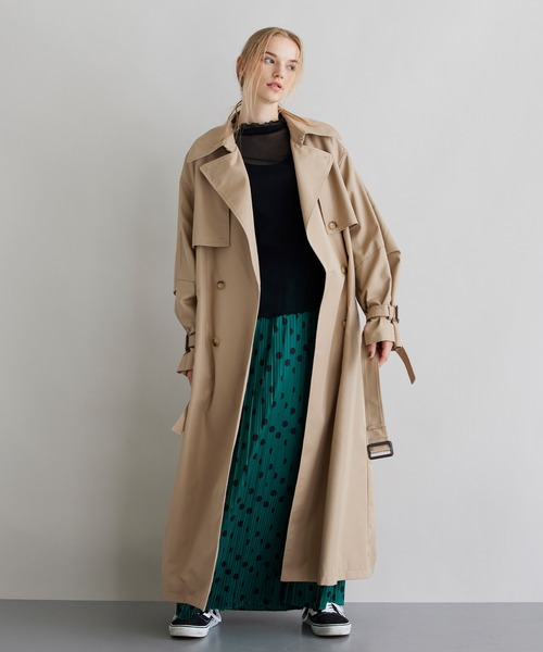 「NOISE MAKER」 プリーツスカート 36 グリーン レディース_画像6