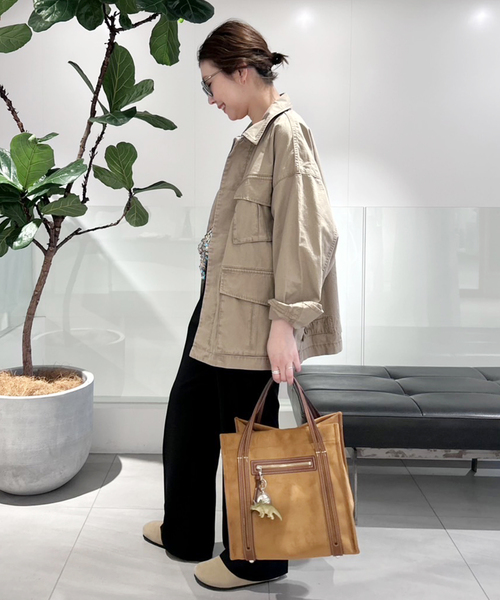 FRAMeWORK（フレームワーク） ミリタリージャケット FREE モカ