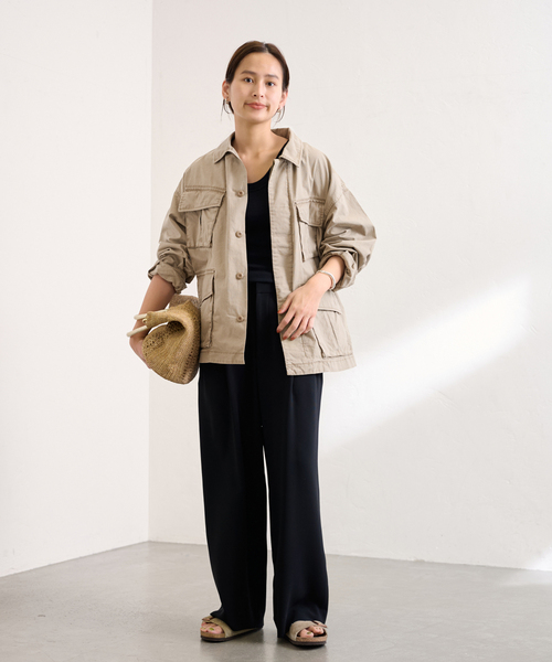 FRAMEWORK ミリタリージャケット フリーサイズ FRAMeWORK（フレームワーク） ミリタリージャケット FREE モカ