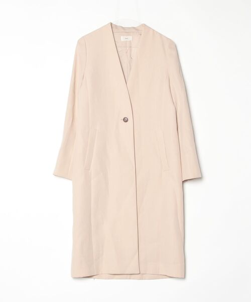 IENA（イエナ） ノーカラーコート 36 ベージュ レディース : ZOZOTOWN
