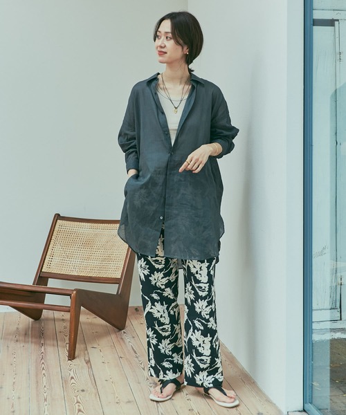 「URBAN RESEARCH DOORS」 イージーパンツ MEDIUM ベージュ系その他 レディース_画像6