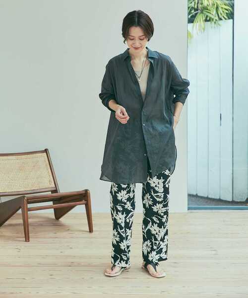 「URBAN RESEARCH DOORS」 イージーパンツ MEDIUM ベージュ系その他 レディース_画像7