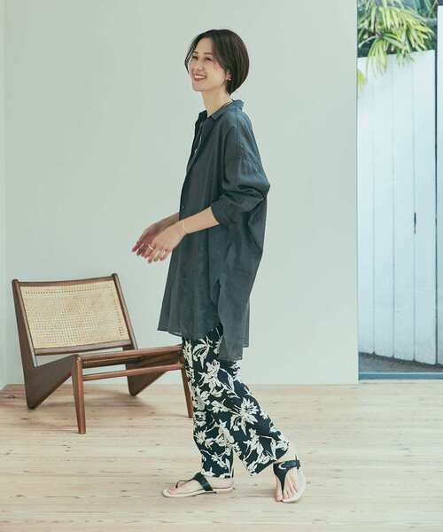 「URBAN RESEARCH DOORS」 イージーパンツ MEDIUM ベージュ系その他 レディース_画像9