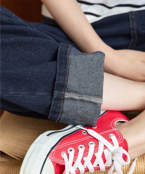 [KOBE LETTUCE] Denim брюки M голубой женский 