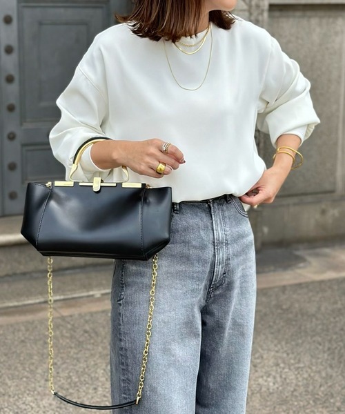 「Emma Taylor」 長袖ブラウス FREE チャコールグレー レディース_画像9