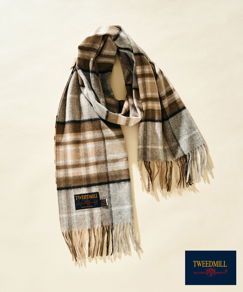 417 EDIFICE（フォーワンセブンエディフィス） マフラー TWEEDMILL