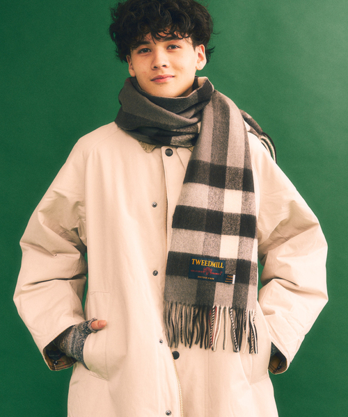 417 EDIFICE（フォーワンセブンエディフィス） マフラー TWEEDMILL