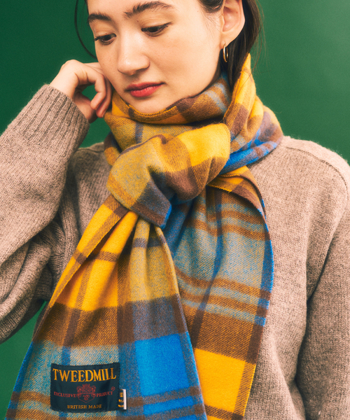 417 EDIFICE（フォーワンセブンエディフィス） マフラー TWEEDMILL