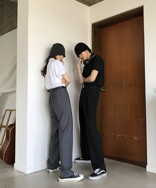 「MASONPRINCE」 スラックス S グレー メンズ_画像4