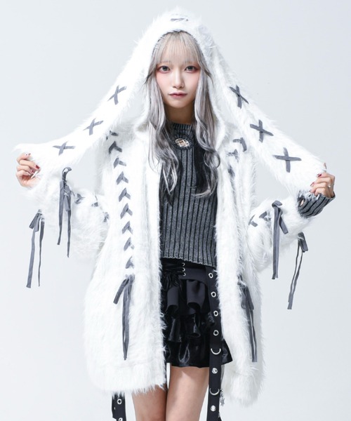 REFLEM（レフレム） パーカー 「REFLEM/レフレム」うさ耳フェザー