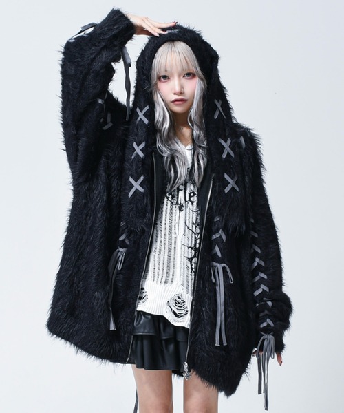 REFLEM（レフレム） パーカー 「REFLEM/レフレム」うさ耳フェザー