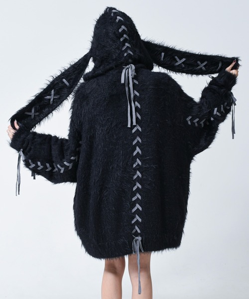 REFLEM（レフレム） パーカー 「REFLEM/レフレム」うさ耳フェザー