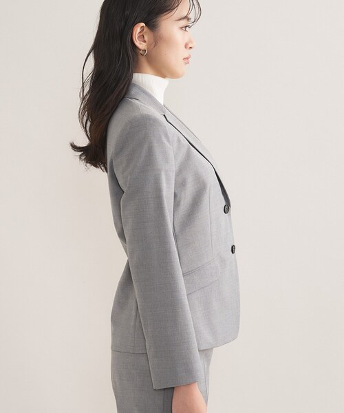 INDIVI（インディヴィ） スーツ 「ウール混／スーツ」テーラードカラー