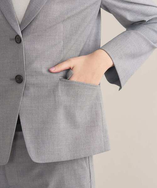 INDIVI（インディヴィ） スーツ 「ウール混／スーツ」テーラードカラー