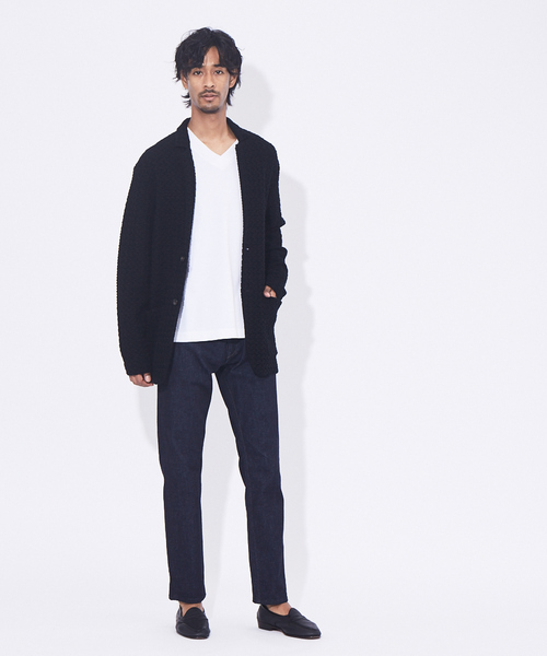 「DESIGNWORKS」 デニムパンツ 46 インディゴブルー メンズ_画像3