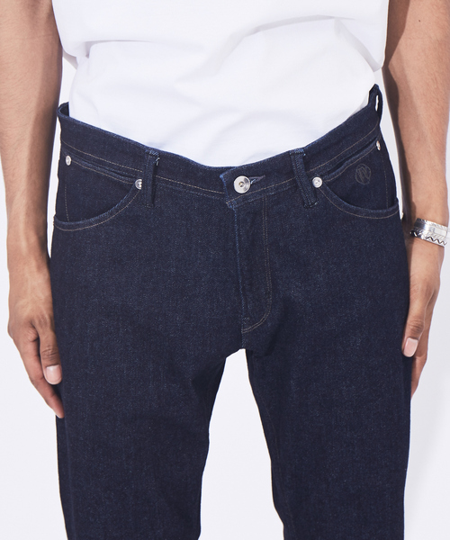 「DESIGNWORKS」 デニムパンツ 46 インディゴブルー メンズ_画像7