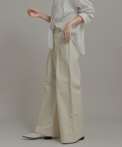 「URBAN RESEARCH Sonny Label」 パンツ 38 ベージュ レディース_画像3