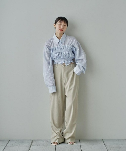 TODAYFUL 「TODAYFUL」 長袖シャツ FREE ブルー系その他 レディース