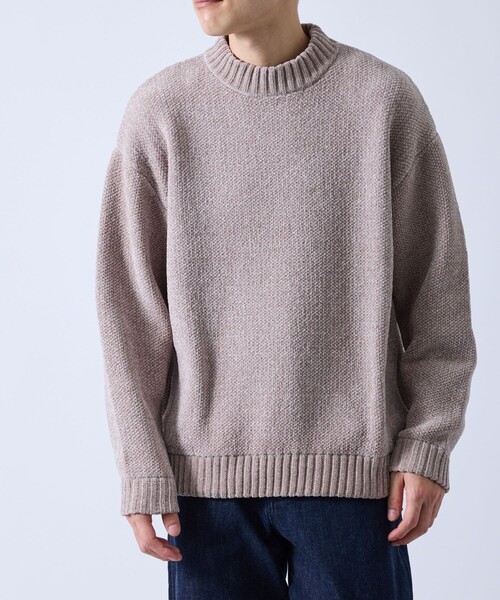 JUN STANDARD PICKS セーター ニット モールモックネックニットプル