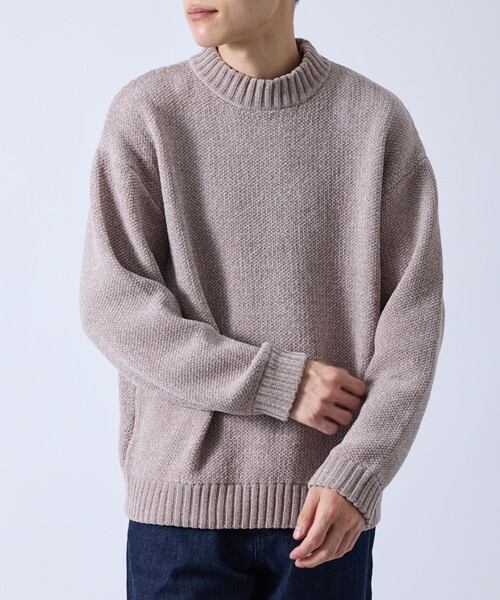 JUN STANDARD PICKS セーター ニット モールモックネックニットプル