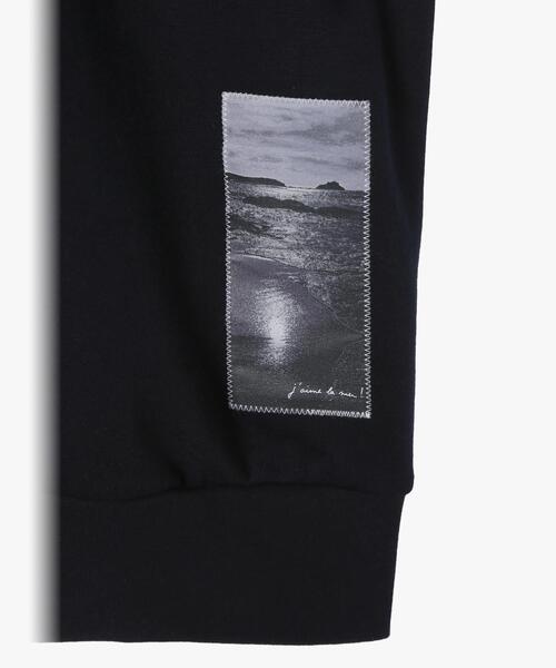 agnes b　トレーナー black cashmere jersey Ab sweater