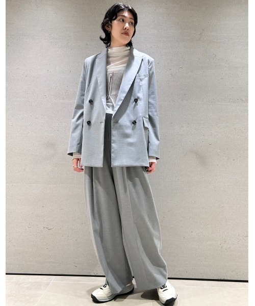 「emmi」 スラックス 1 グレー レディース_画像3