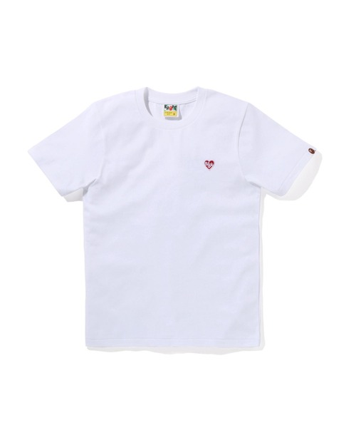 A BATHING APE（アベイシングエイプ） tシャツ 半袖 BAPE HEART ONE