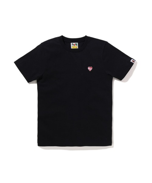A BATHING APE（アベイシングエイプ） tシャツ BAPE HEART ONE POINT