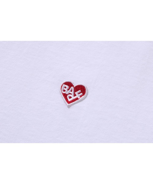 A BATHING APE（アベイシングエイプ） tシャツ BAPE HEART ONE POINT 