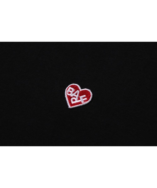 A BATHING APE（アベイシングエイプ） tシャツ BAPE HEART ONE POINT 