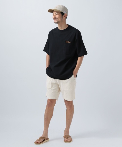 「BAYFLOW」 ハーフパンツ MEDIUM チャコールグレー メンズ_画像9