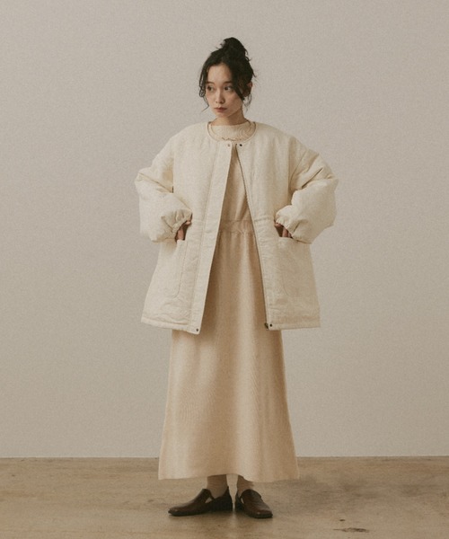 moi tytto（モイテュット） ノーカラーコート FREE ブラック