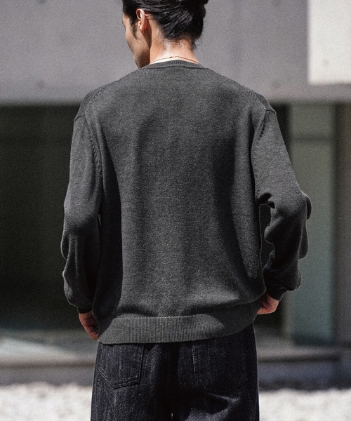 WYM LIDNM セーター ニット SILK BLEND V-NECK KNIT メンズ レディース
