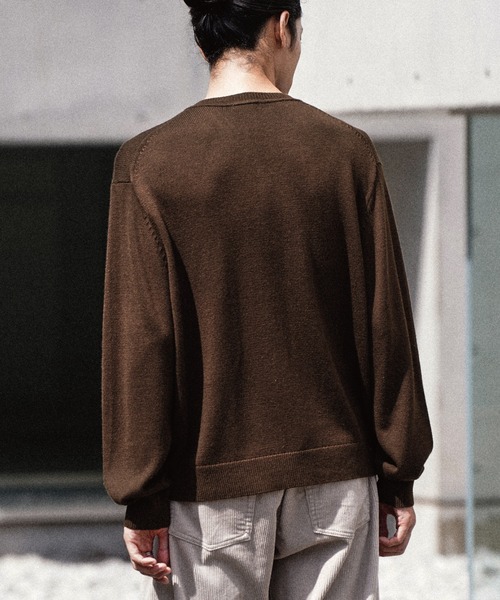 WYM LIDNM セーター ニット SILK BLEND V-NECK KNIT メンズ レディース