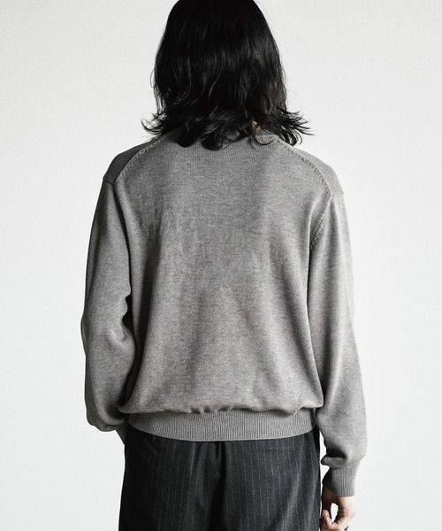 セーター ニット SILK BLEND V-NECK KNIT メンズ レディース | WYM LIDNM | 17