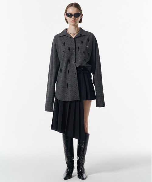 JOSE MOON（ジョゼムーン） ブラウス シャツ PAJAMAS BIJOU SHIRT