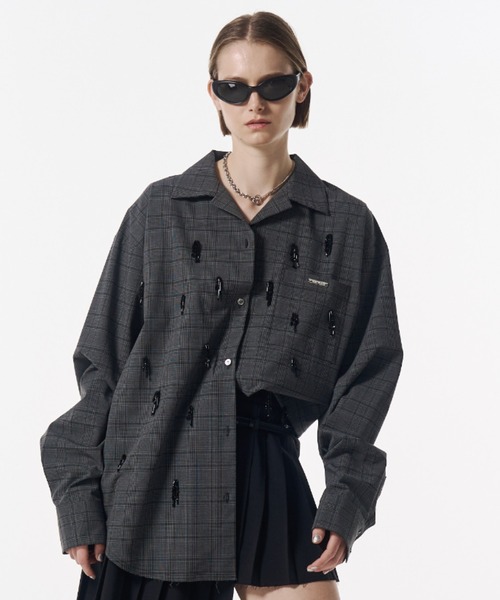 JOSE MOON（ジョゼムーン） ブラウス シャツ PAJAMAS BIJOU SHIRT