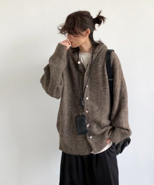 f.dom ニットカーディガン ベーシック ニット カーディガン(100-130cm)（98-70KE01-203