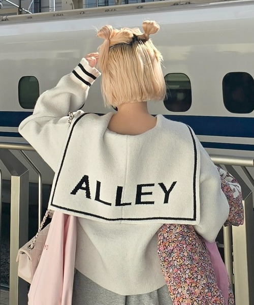 洗える3wayセーラーネックニット Alley Tokyo ニット セーター ALLEYセーラーニット レディース