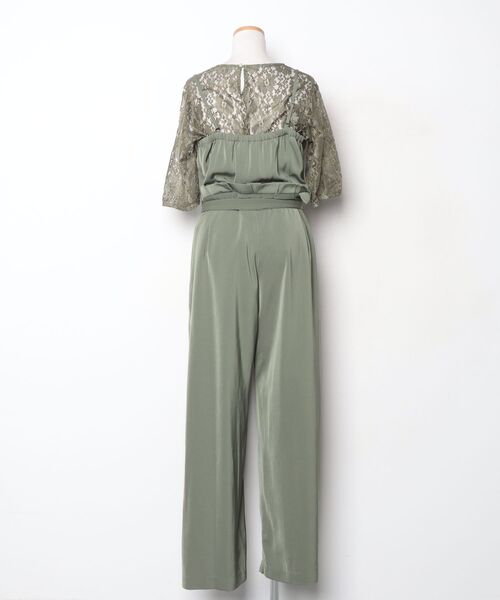 「GIRL」 パンツドレス 3L カーキ レディース_画像2