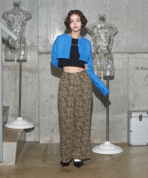 「JUST A NOON」 デニムパンツ SMALL ベージュ レディース_画像2