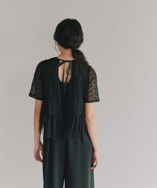 kaene（カエン） パンツドレス フルールチュールオールインワン「結婚