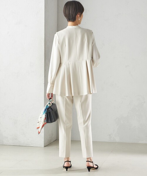 SHIPS（シップス） ベスト ジレ ダブル クロス ジレ オフホワイト