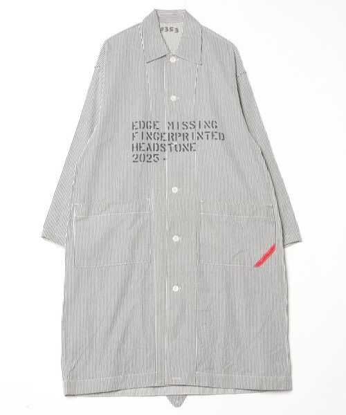 シャツ 「PHINGERIN」フィンガリン HAND-STENCILED SLEEPER STRIPE メンズ レディースの画像