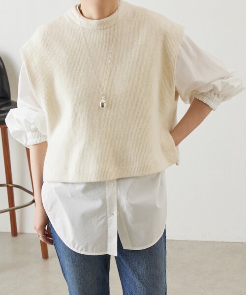 BEARDSLEY ジレセットシャツ BEARDSLEY（ビアズリー） ブラウス シャツ ジレセットシャツ