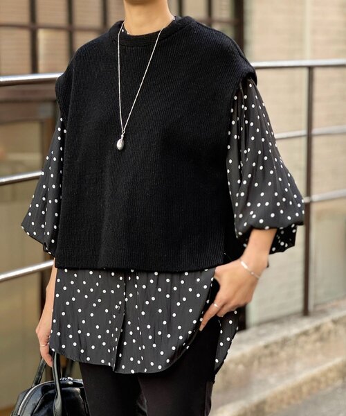 BEARDSLEY（ビアズリー） ブラウス シャツ ジレセットシャツ